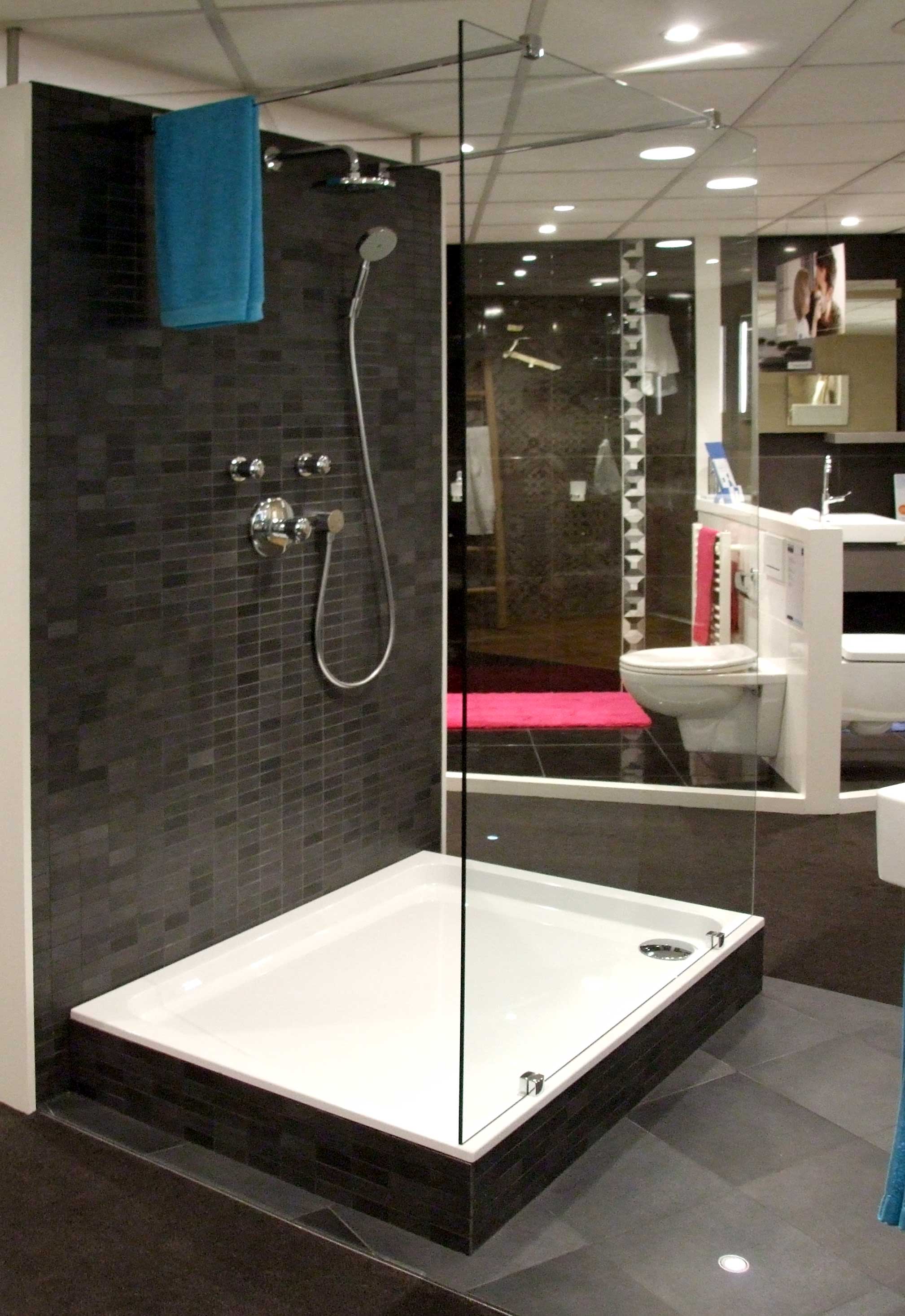 Mus blik weg Complete badkamer met Walk-in douchecabine - Hoefnagel Tegels, Keukens en  Sanitair